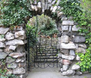 A gate in Iveagh Gardens